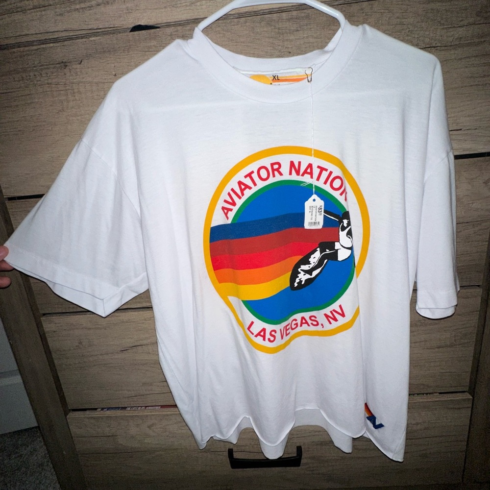men’s aviator nation boyfriend tee - brand new